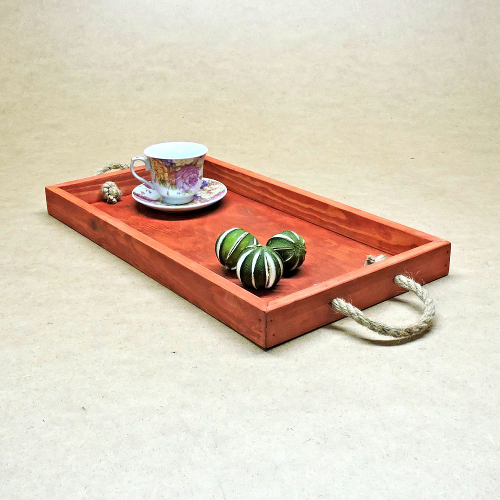 Піднос дерев'яний "Шарлеруа 50х27" корал Миколаїв - фото 2