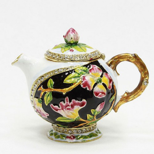 Скринька з металу зі стразами Чайник Київ - фото 1