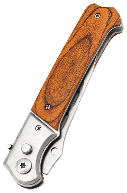 Ніж викидний 405-2, дерево, 22,5 см Дніпро - фото 2