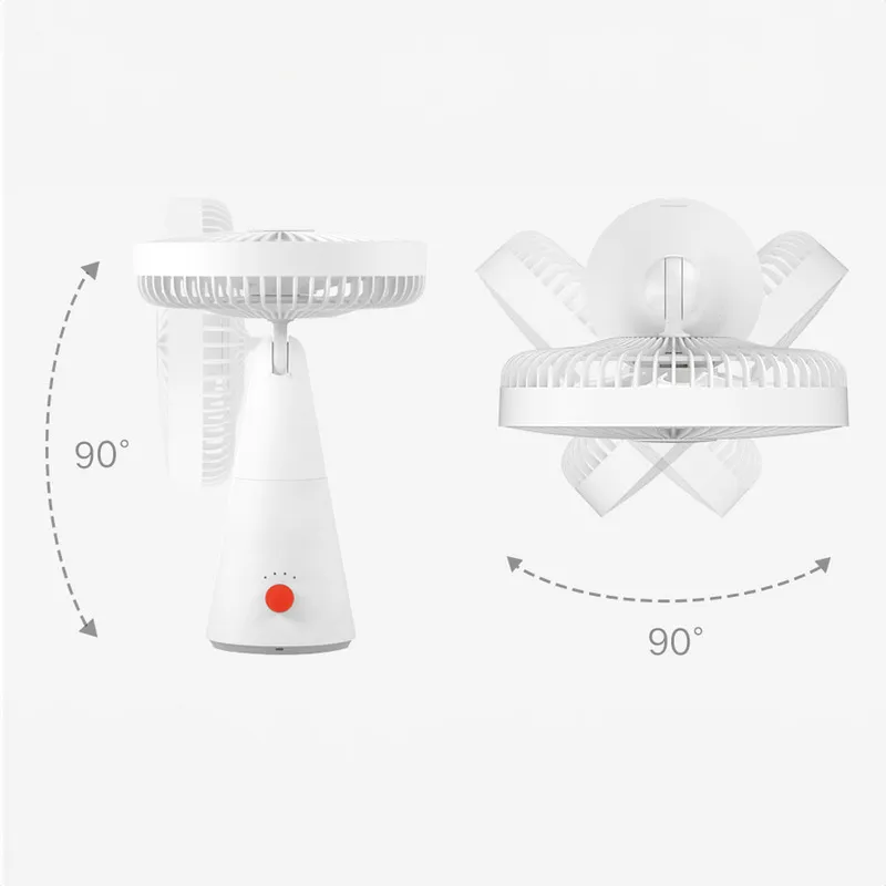 Вентилятор портативный Xiaomi MiJia 4000 mAh Desktop Mobile Fan Киев - изображение 5