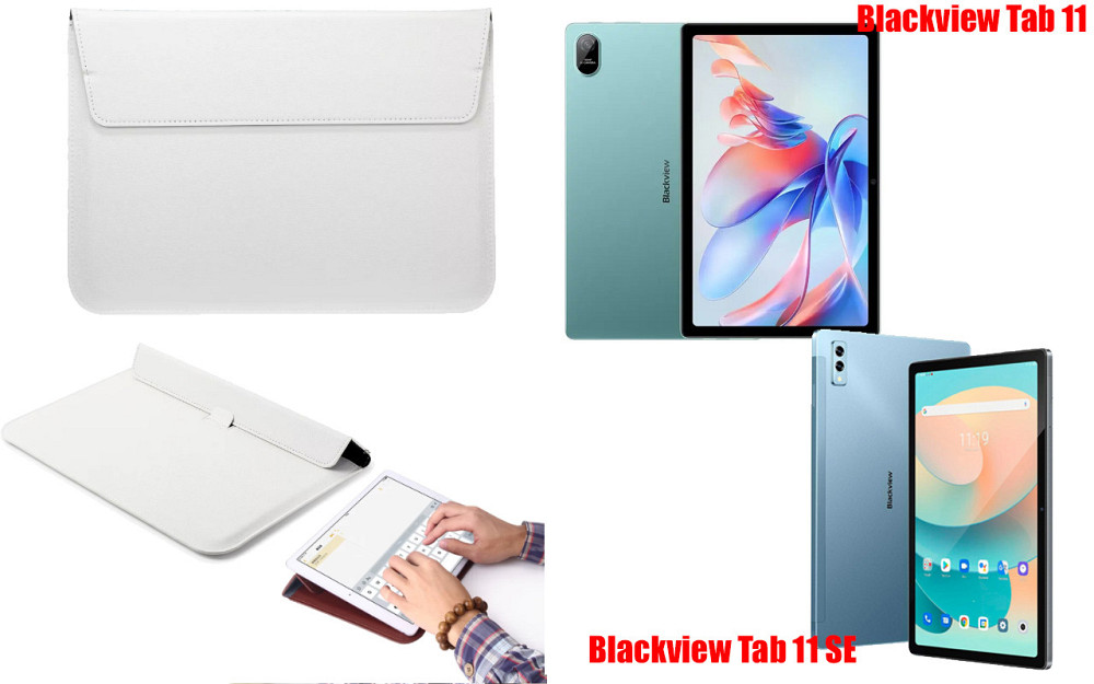 Чохол-конверт VitoCase для Blackview Tab 11, Tab 11 SE, з функцією підставки для планшета Білий Київ - фото 1