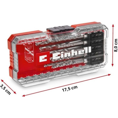 Набір свердл Einhell по металу HSS, 10 шт, 2-6.5мм, кейс (108723) Вінниця - фото 6