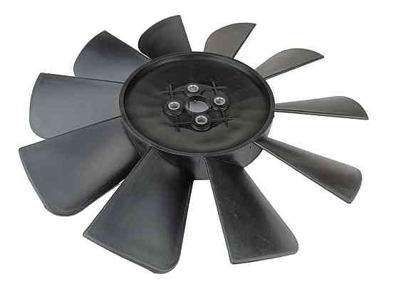 Крильчатка ГАЗ 2217, 2705, 3302 10 лопатей чорна старий зразок радіатора Мукачево