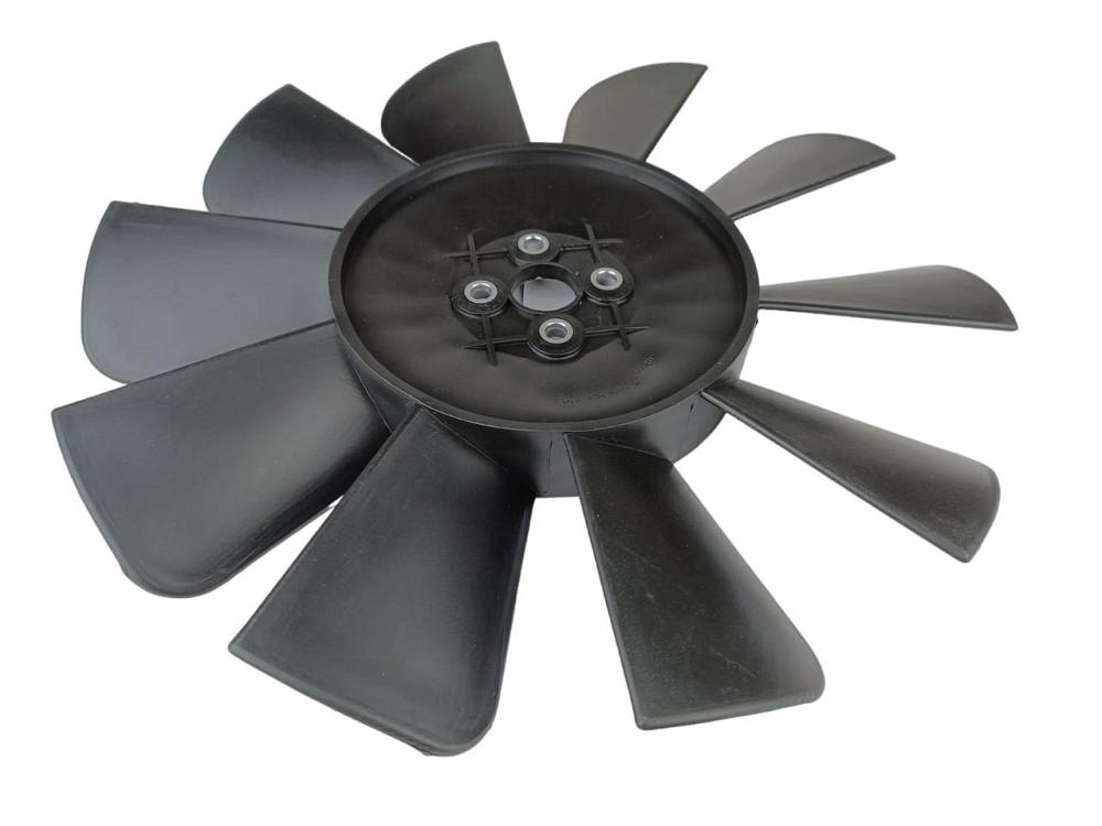 Крыльчатка ГАЗ 2217, 2705, 3302 10 лопастей чёрная старый образец радиатора Мукачево - изображение 3