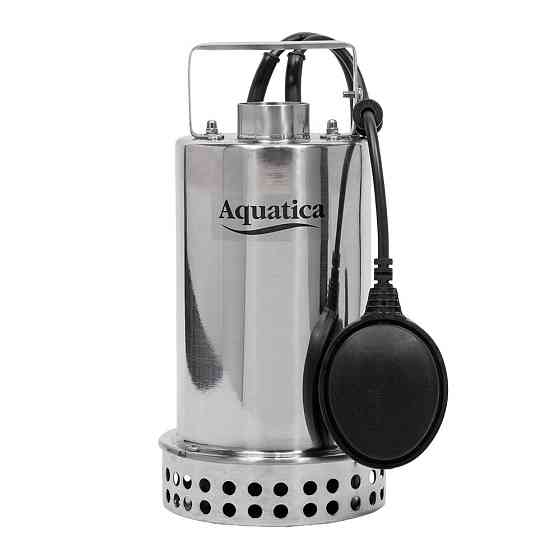 Насос дренажный садовый 0.75кВт Hmax 8м Qmax 180л/мин (часто до 5мм, нерж) AQUATICA (773055) Ровно