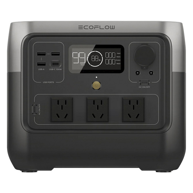 EcoFlow RIVER 2 Pro — зарядна станція 768 Вт·год, інвертор 800 Вт, LiFePO4, автономне живлення для дому, дачі, подорожей, 220В Николаев - изображение 2