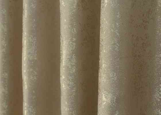 Шторна тканина жакард, колекція "Мармур Al1" колір темно-бежевий 438ш Київ