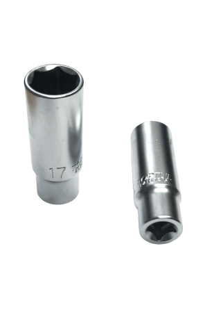 Головка торцева глибока 3/8" 17мм BAEE1217 Toptul Винница