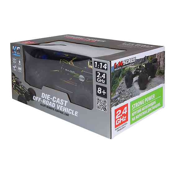 Автомобіль Off-road на р/к – High Speed (чорний, метал. корпус, 1:14) Дніпро