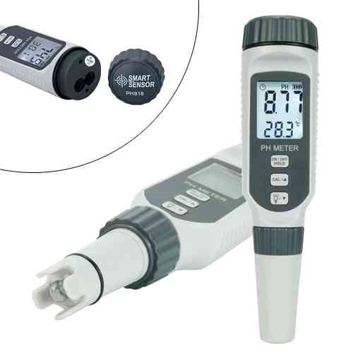 PH-метр для вимірювання кислотності 0.00-14pH і температури, чохол, PH818 Вінниця