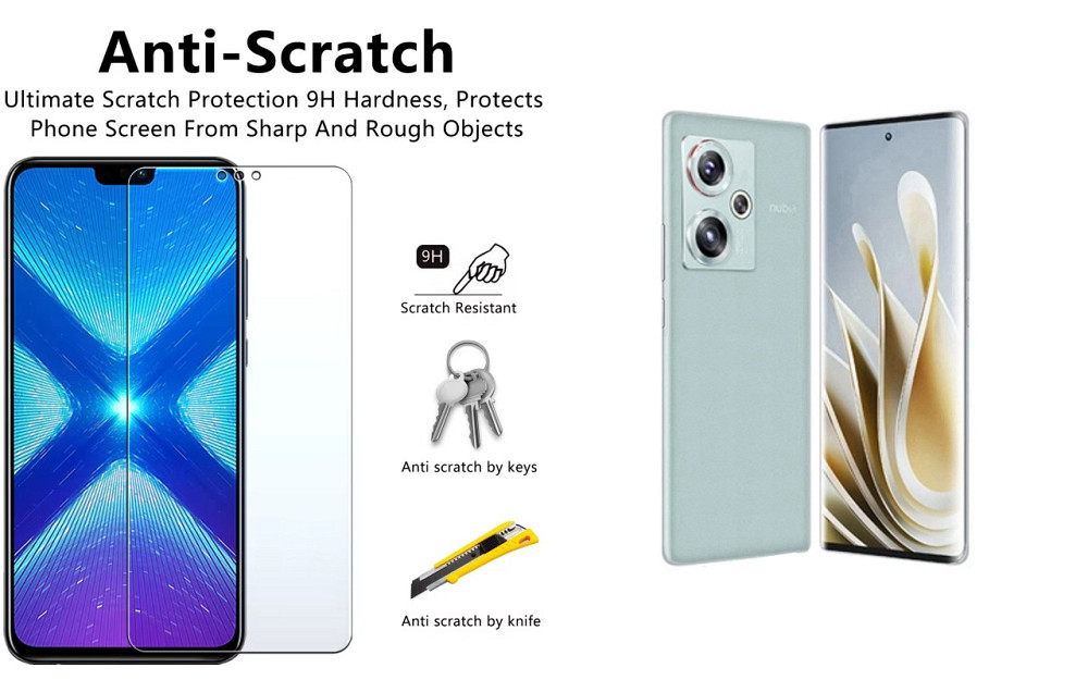 Защитное стекло NeoGlass для Nubia Z50 – ультрапрозрачное и устойчивое Киев - изображение 1