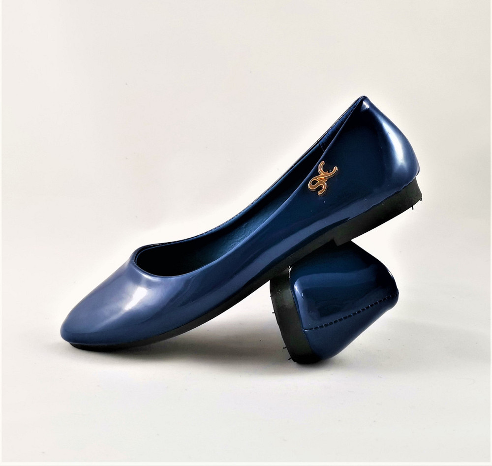.Жіночі Балетки Літні Сині Лакові Мокасини Туфлі (розміри: 36,38,39) Дніпро - фото 6