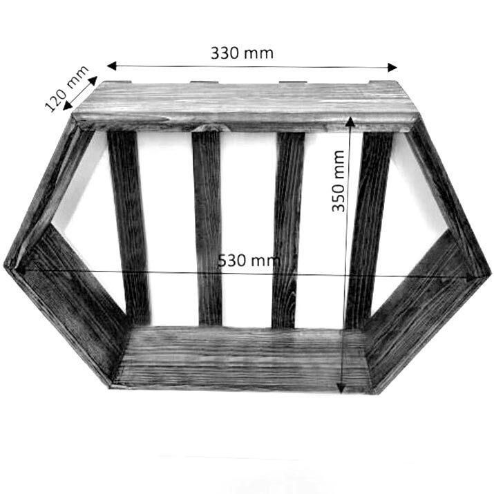 Полиця для ванної "Ольденбург" латте Миколаїв - фото 2