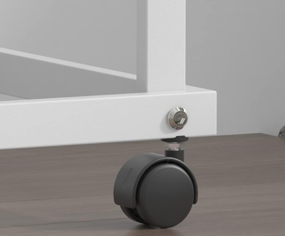 Стеллаж с полками для горшков с цветами и растениями металлический на 4 яруса цвет белый Каменец-Подольский