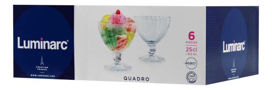 Набір креманок Luminarc Quadro (6725844) Київ