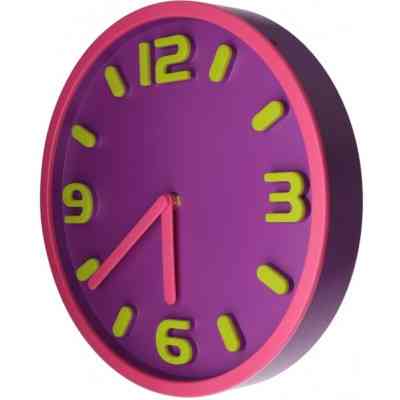 Настінний годинник Optima Magic пластиковий, рожевий (O52100) Вінниця