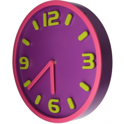 Настінний годинник Optima Magic пластиковий, рожевий (O52100) Вінниця - фото 2
