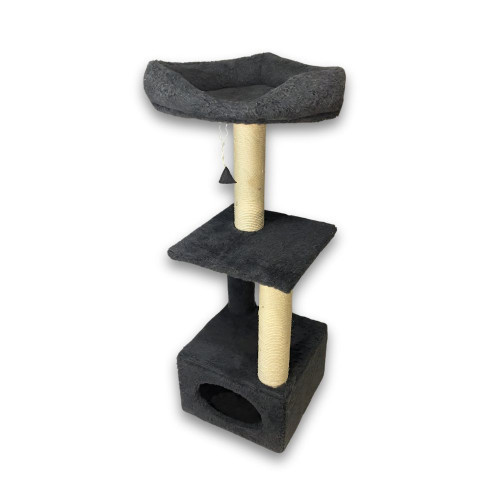 Дряпка Природа Д23 для котів з будиночком 36x36x115 см Київ - фото 2