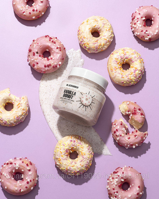 Крем-скраб для рук и тела с ароматом ванильного пончика Vanila Donut Mr.SCRUBBER 250 г Черновцы - изображение 2