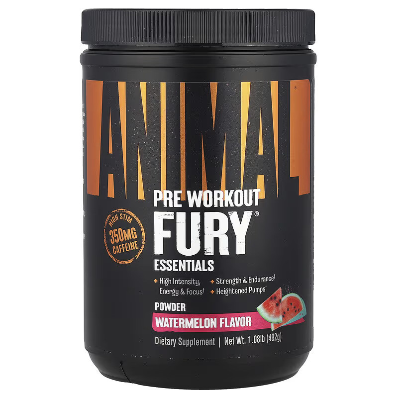 Предтренировочный комплекс Universal Nutrition Animal Fury 492 г, Watermelon Луцк - изображение 1