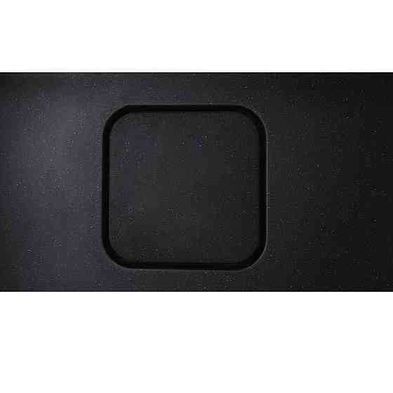 Гранітна мийка Globus Lux BARBORA чорний металік 510х510 мм-А0001 Київ