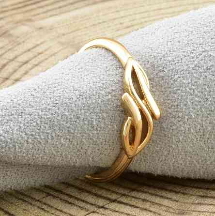 Кольцо куб. цирконий Xuping позолота 18К, 19 размер (ширина 7мм) Киев