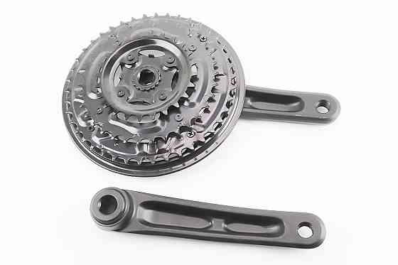 Шатуни "квадрат" 170мм, 42.34.24T MTB, алюмінієві, чорні MA14-311AP Київ