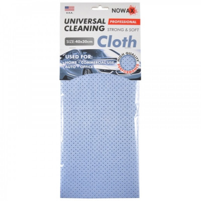 Автомобільна серветка NOWAX 40х30 см, синя (NX62432) Вінниця - фото 1