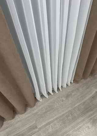 Шторная ткань микровелюр Petek YL цвет какао 1799ш Киев