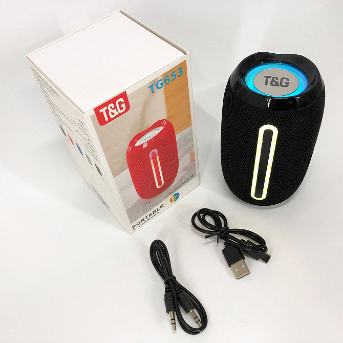 Беспроводная колонка переносная громкая TG653, Колонка с функцией зарядки, AK-150 Колонка-динамик bluetooth Киев - изображение 3