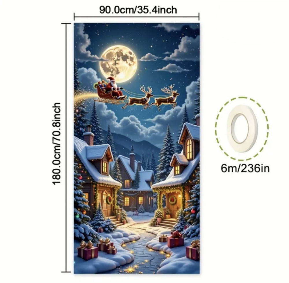 Банер на двері Різдвяний Смела - изображение 2