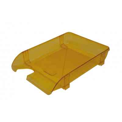 Лоток для паперів Арника горизонтальний, пластиковий, лимонний (80506) Вінниця