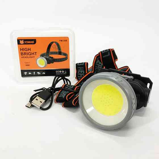 Налобный фонарь для автомеханика YM-308/208-COB(white+red), Фонарик налобный мощный UT-35 Львов