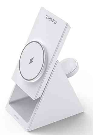 Бездротовий зарядний пристрій Choetech T600-F 15W Білий Харьков