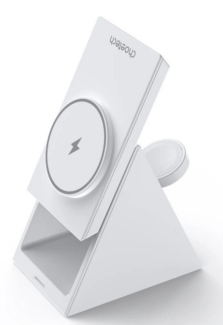 Бездротовий зарядний пристрій Choetech T600-F 15W Білий Харьков - изображение 3