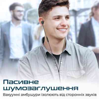 Навушники Promate Duet Black (duet.black) Вінниця