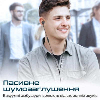 Наушники Promate Duet Black (duet.black) Винница - изображение 3