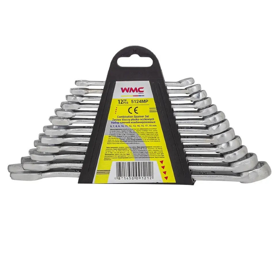 Набор ключей 12пр. (6-19мм) WMC TOOLS WT-5124MP Одесса - изображение 1