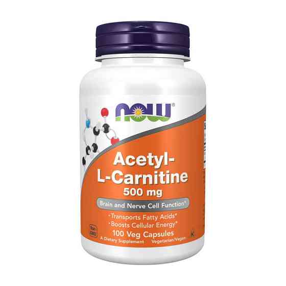 Acetyl-L-Carnitine 500 mg (100 veg caps) Луцк