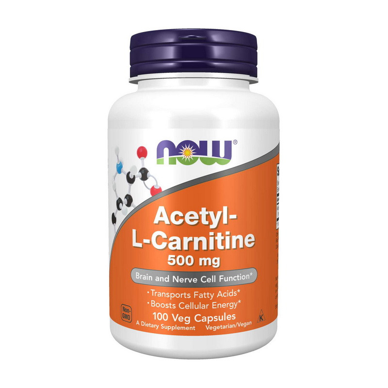 Acetyl-L-Carnitine 500 mg (100 veg caps) Луцк - изображение 1