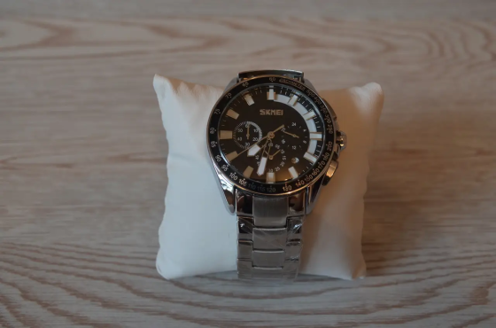 Класичний наручний годинник Skmei 9167 Чорний цифернблат Вінниця