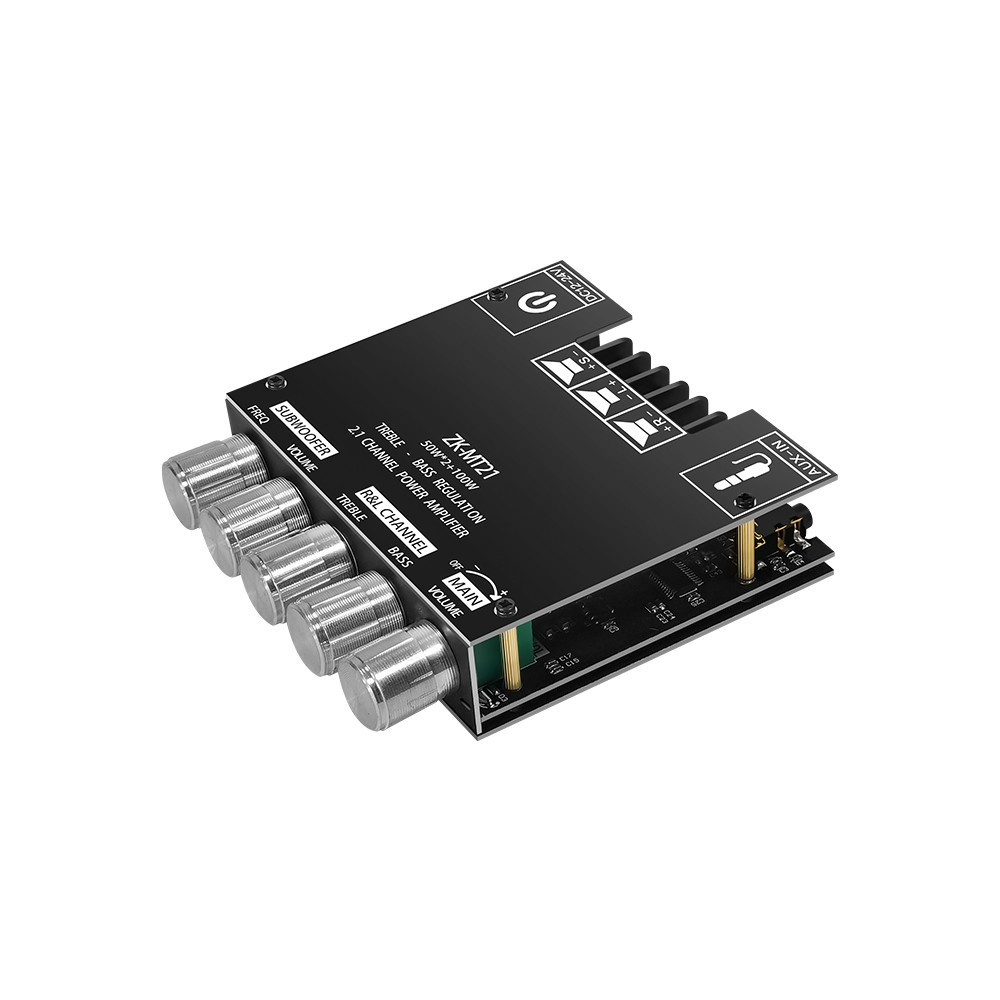 Стерео підсилювач звуку з Bluetooth і сабвуфером Київ - фото 9