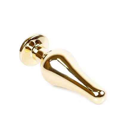 Анальна пробка - Jewellery Gold BUTT PLUG- Clear Sex Aura Київ
