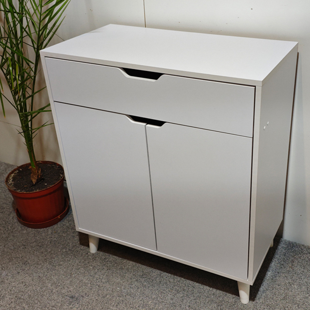 Комод в гостиную с черными ножками М-ЗОН Борн 750 Нимфеа Альба (белый) (MZN-031051) Львов - изображение 9