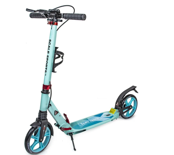 Детский двухколесный самокат Scale Sports SS-10 с ручным тормозом. 2 амортизатора. Tiffany Одесса