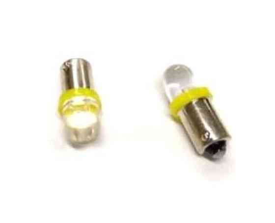 Лампа BA9S (мини) (пара) 12V 3W (габарит, приборы, желтая) Мукачево