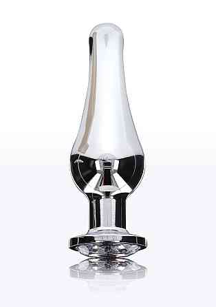 Анальная пробка металлическая TOY JOY Diamond, L, 13 × 9,5 см Sex Aura Київ