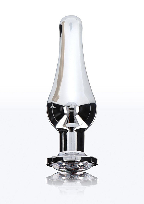 Анальная пробка металлическая TOY JOY Diamond, L, 13 × 9,5 см Sex Aura Киев - изображение 3