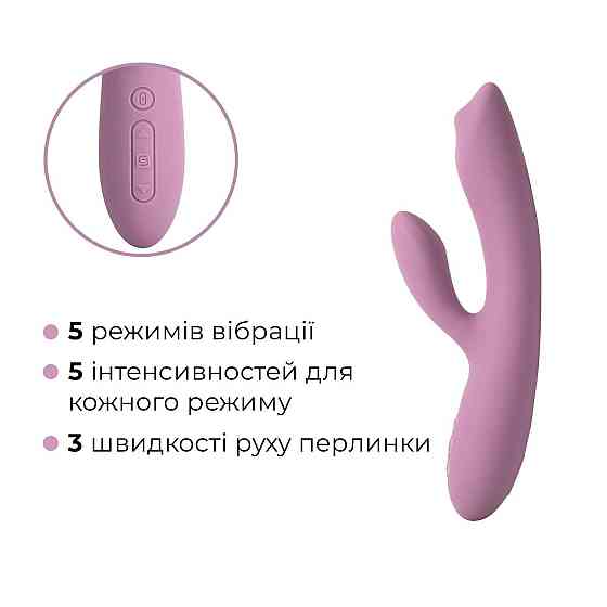 Смарт вібратор-кролик з перлинною стимуляцією точки G Svakom Trysta Neo Sex Aura Київ