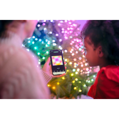 Гірлянда Twinkly mart LED, Strings USB 100 Pearl-shaped RGB LEDs, Green Wire, USB-C 6м (TWKP100RGB-G) Вінниця - фото 7